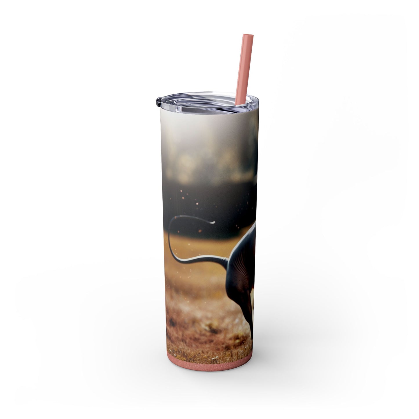 American Hairless Terrier Tumbler with Straw, 20oz