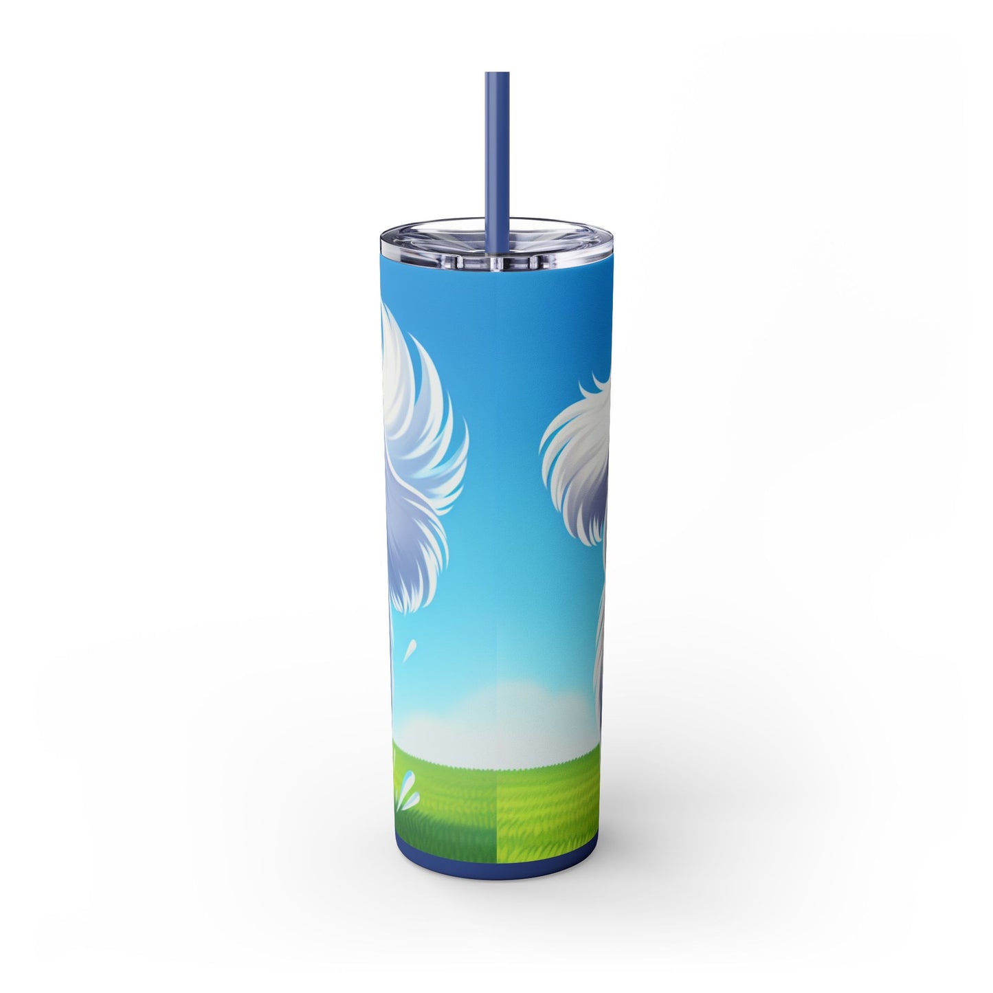 Maltese Tumbler with Straw, 20oz