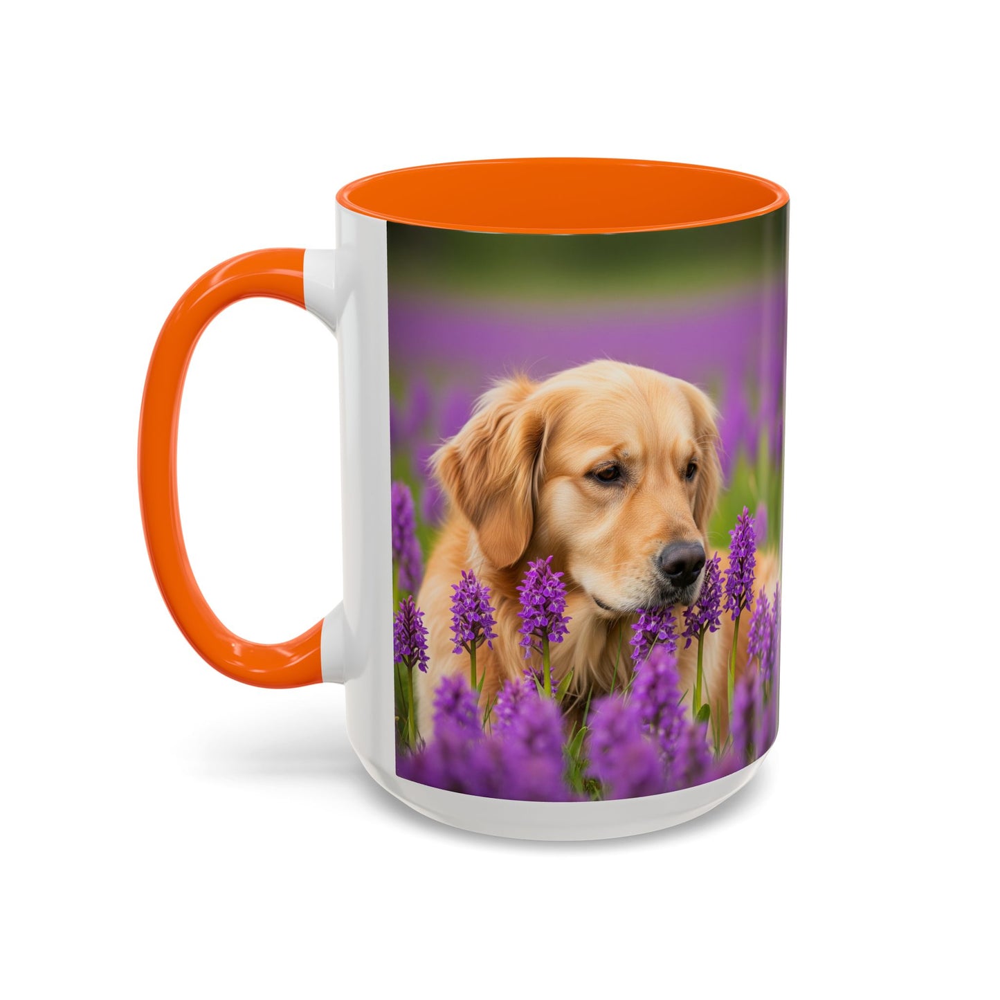 Golden Retriever Accent Coffee Mug - Perfect Gift for Dog Lovers