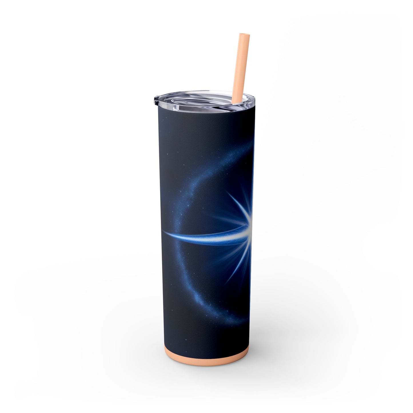 North Star Skinny Tumbler with Straw, 20oz