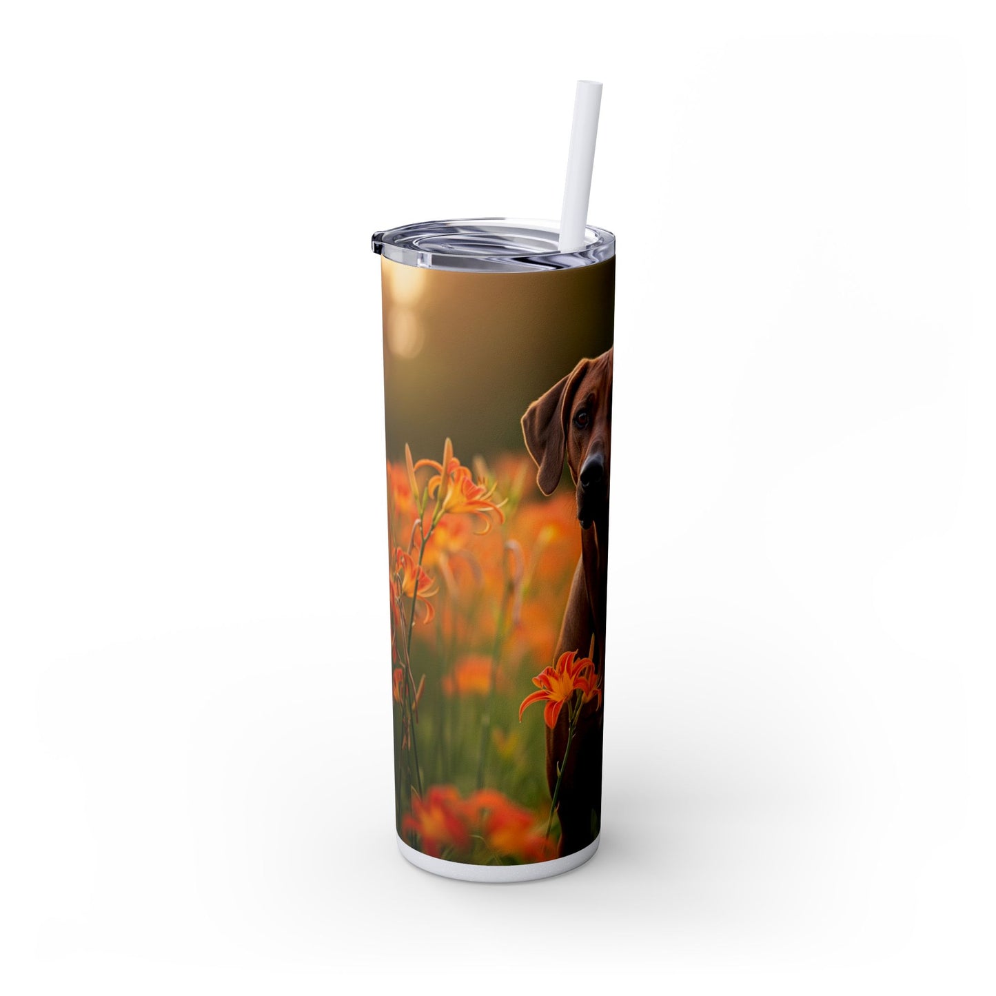 Rhodesian Ridgeback Tumbler with Straw, 20oz