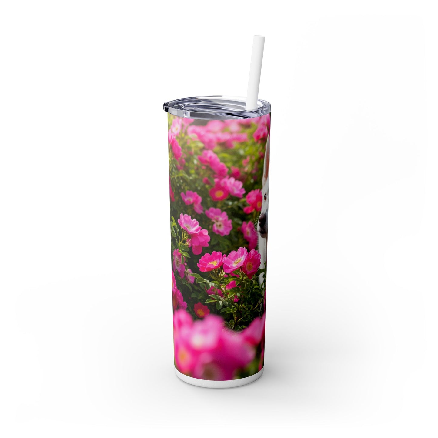 Norrbottenspets Skinny Tumbler with Straw, 20oz
