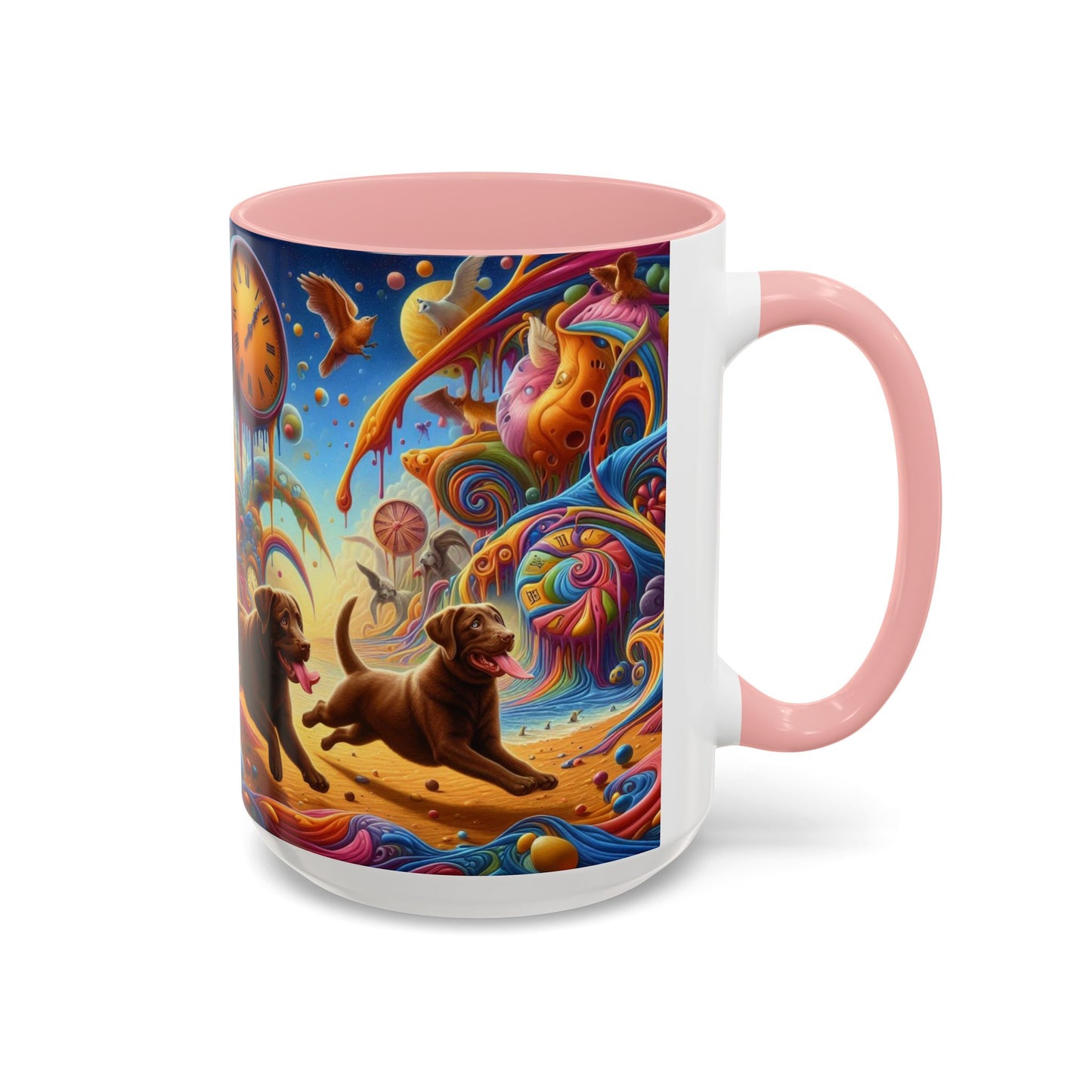 Chocolate Labrador Accent Coffee Mug - Perfect Gift for Dog Lovers