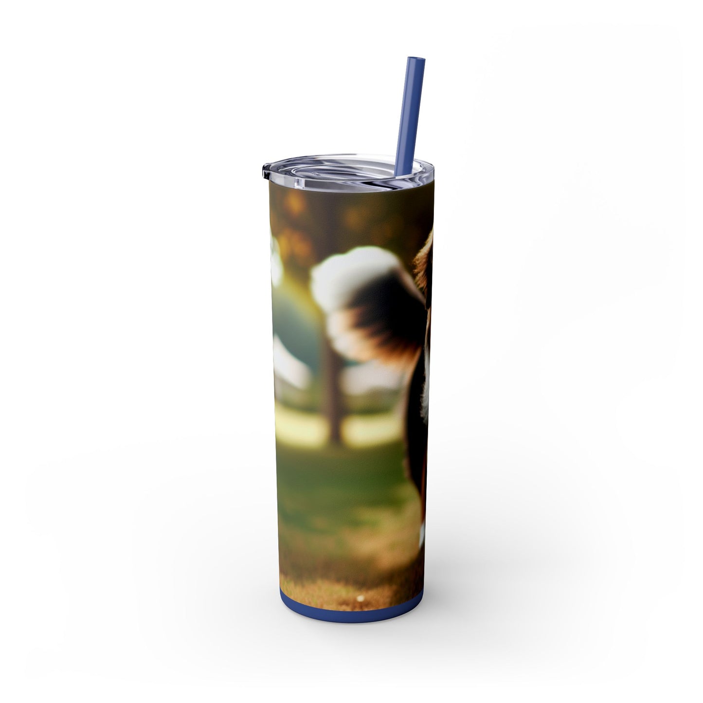 Miniature American Shepherd Tumbler with Straw, 20oz
