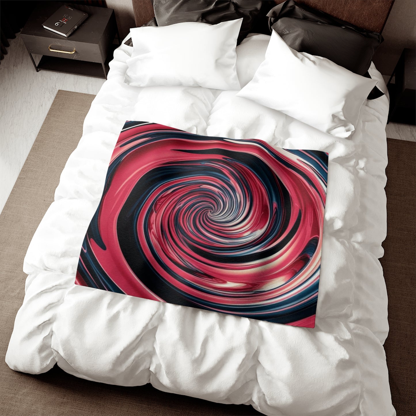 Optical Illusion Sweatshirt Blanket