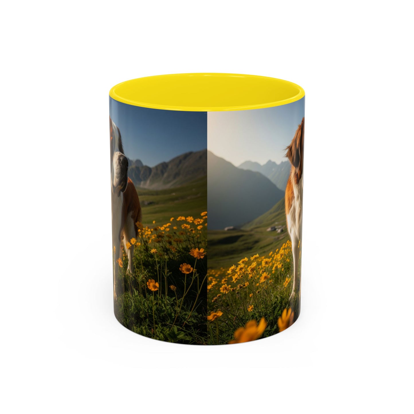 Saint Bernard Accent Coffee Mug - Perfect Gift for Dog Lovers