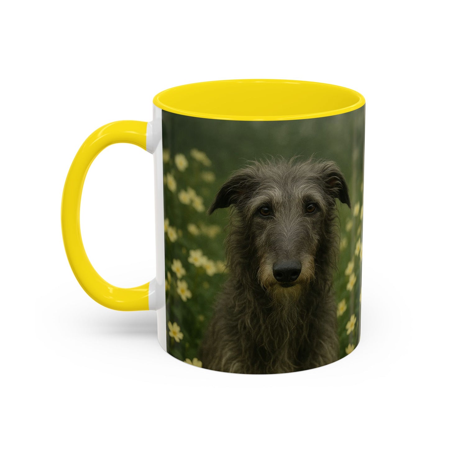Scottish Deerhound Accent Coffee Mug - Perfect Gift for Dog Lovers