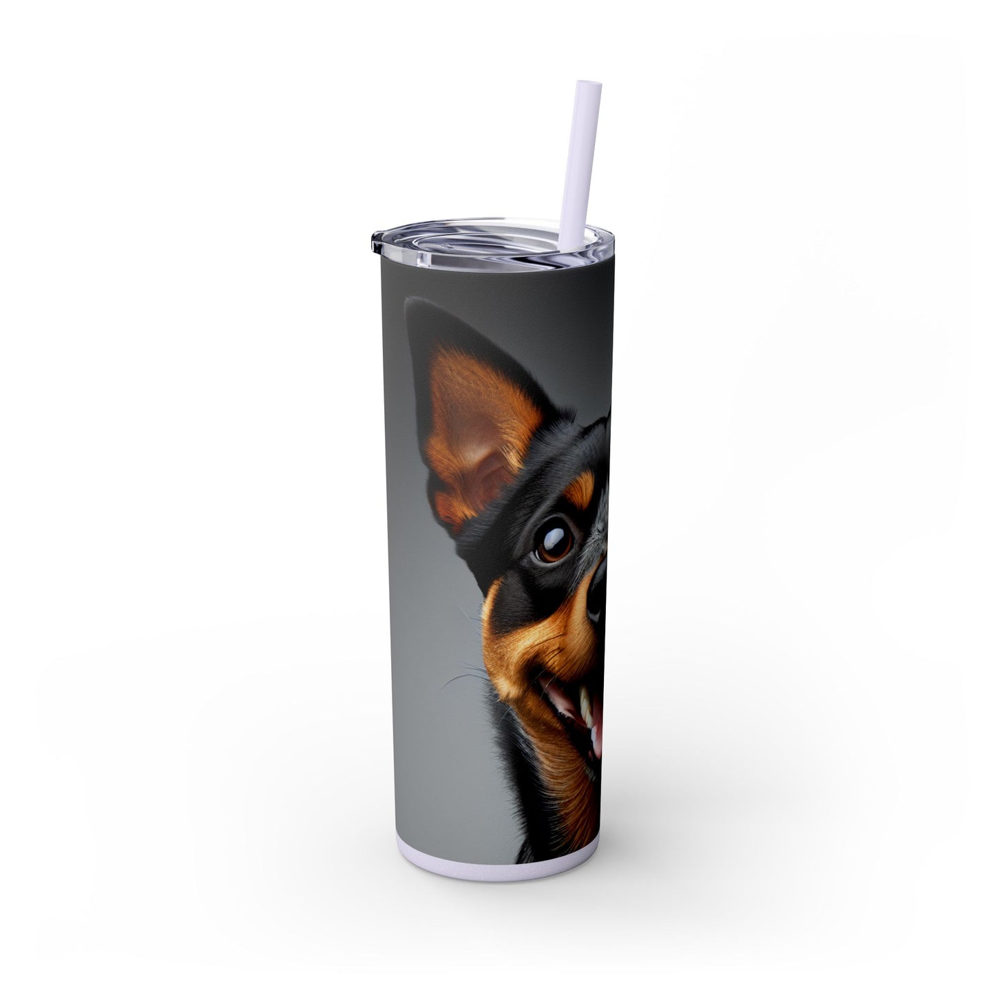 Lancashire Heeler Tumbler with Straw, 20oz