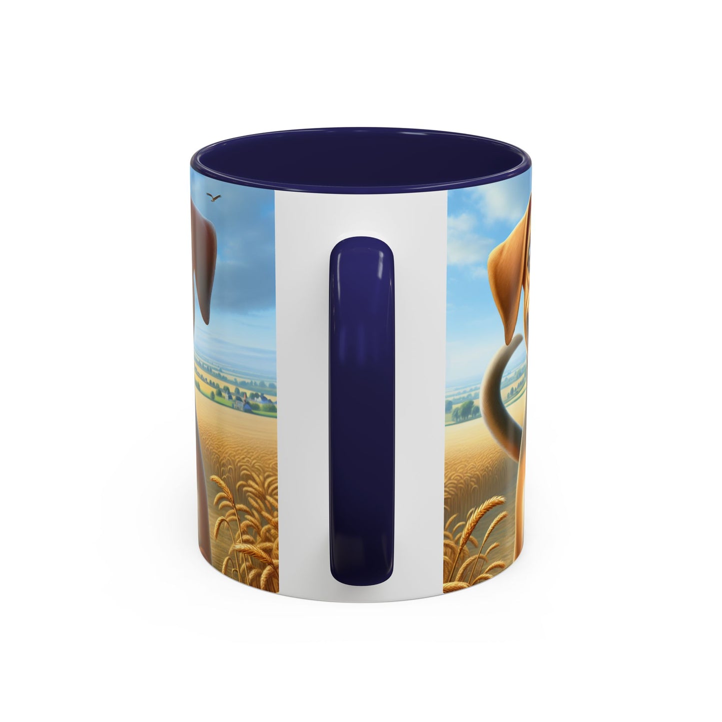 Banjara Hound Accent Coffee Mug - Perfect Gift for Dog Lovers