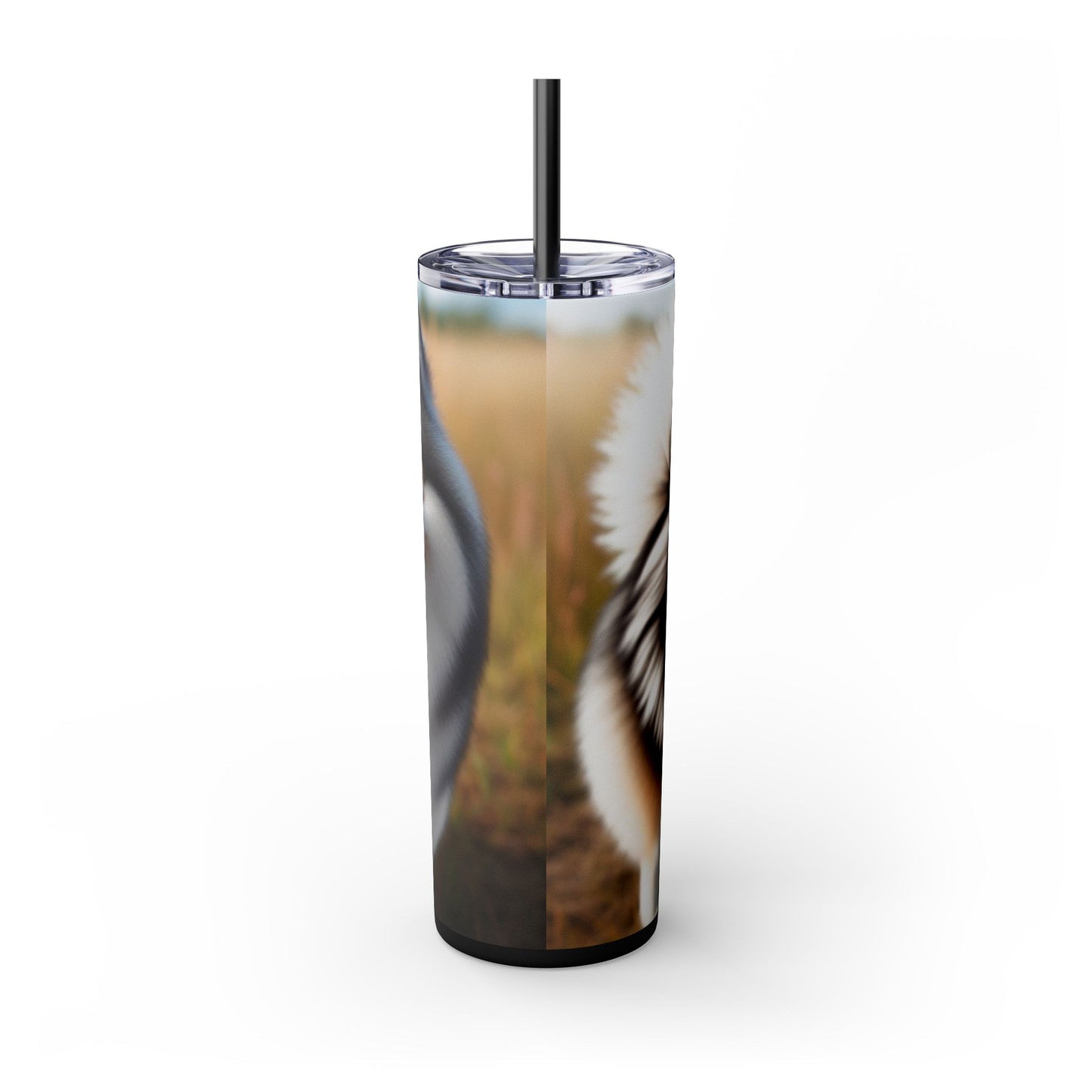 Pomsky Tumbler with Straw, 20oz
