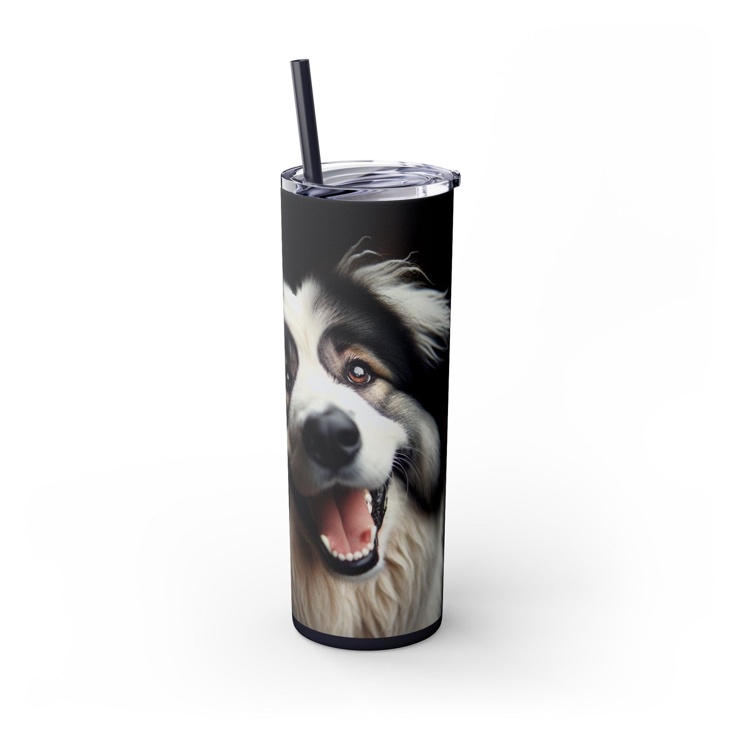 Romanian Mioritic Shepherd Dog Tumbler with Straw, 20oz