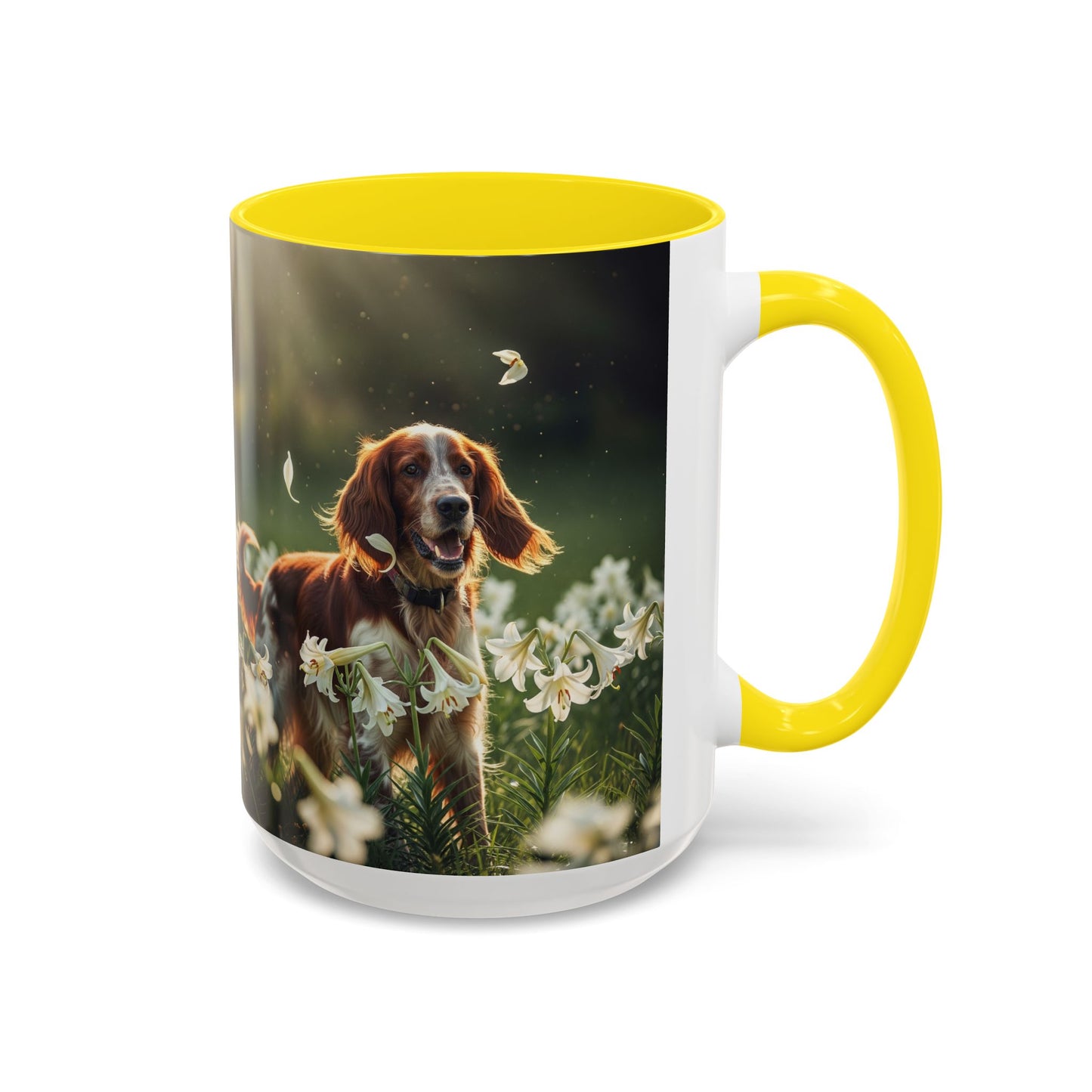 Irish Red and White Setter Accent Coffee Mug - Perfect Gift for Dog Lovers