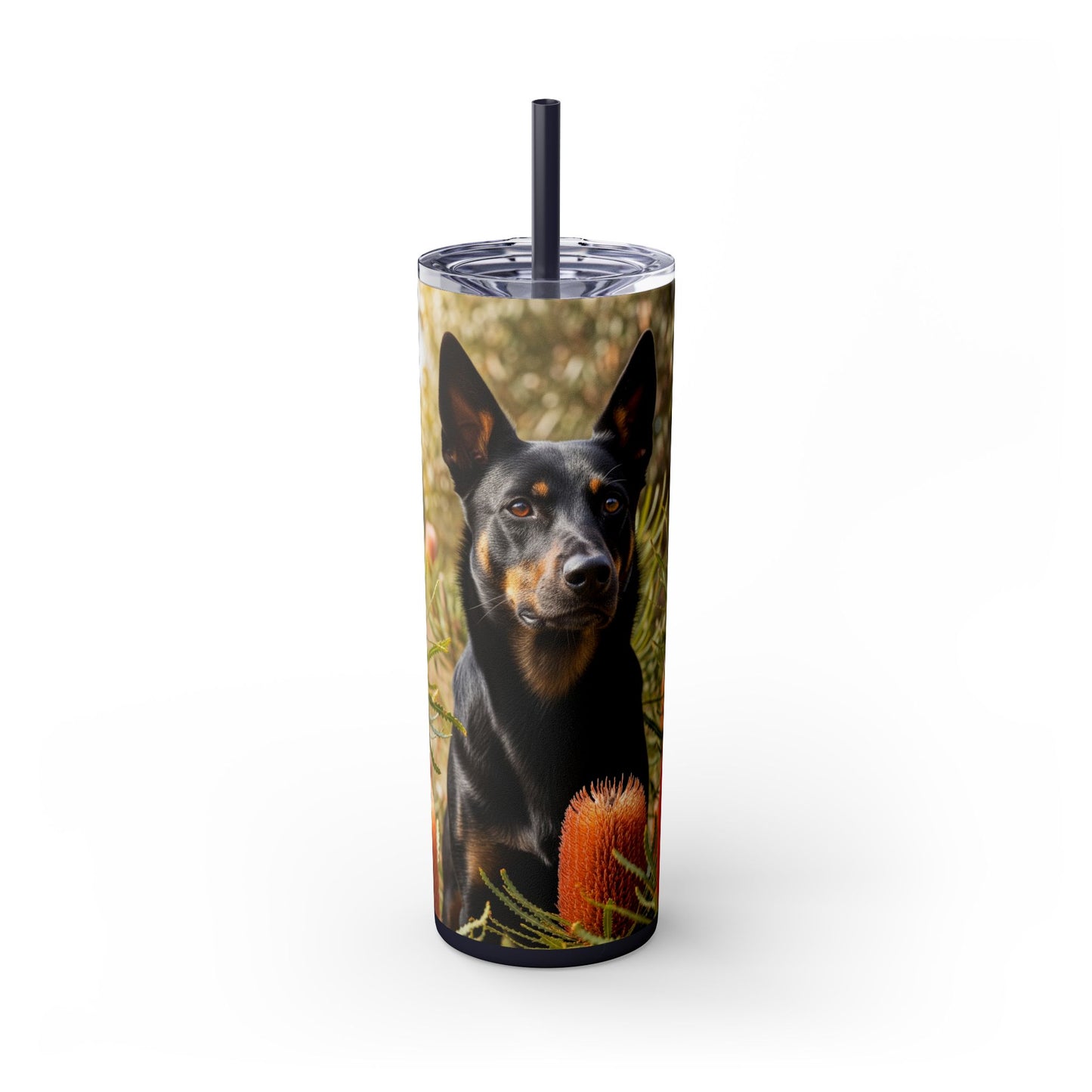 Working Kelpie Tumbler with Straw, 20oz