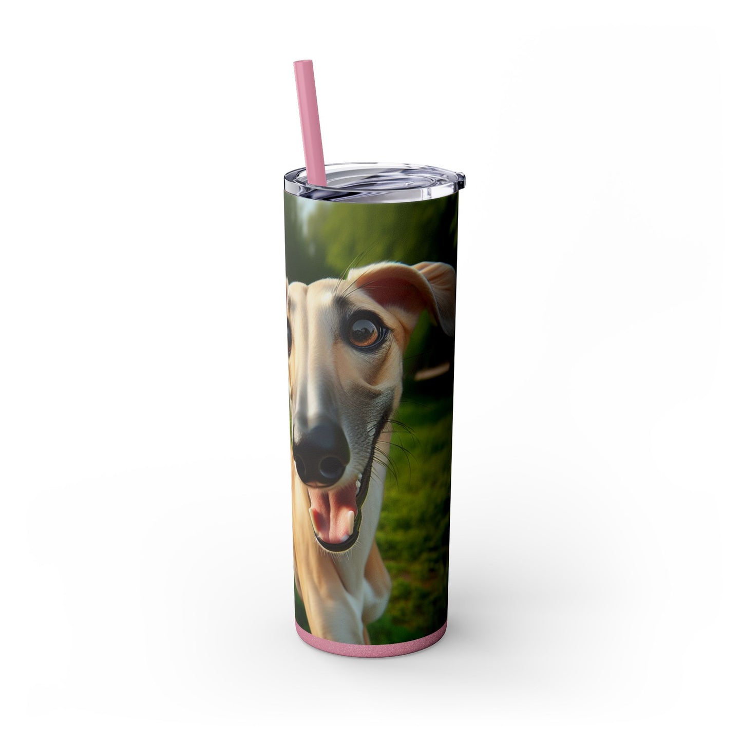 Sloughi Skinny Tumbler with Straw, 20oz