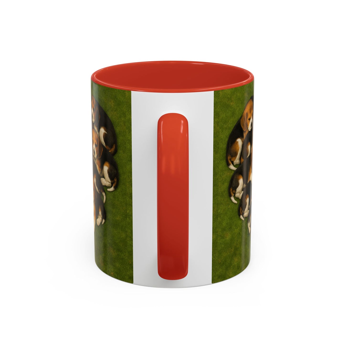 Beagle puppies Accent Coffee Mug - Perfect Gift for Dog Lovers