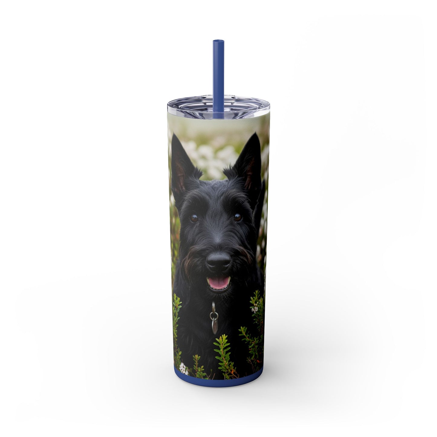 Scottish Terrier Tumbler with Straw, 20oz