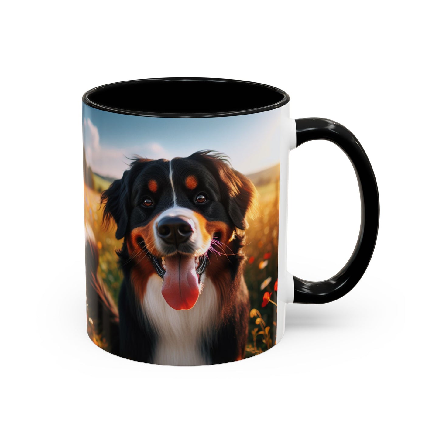 Bernese Mountain Dog Accent Coffee Mug - Perfect Gift for Dog Lovers