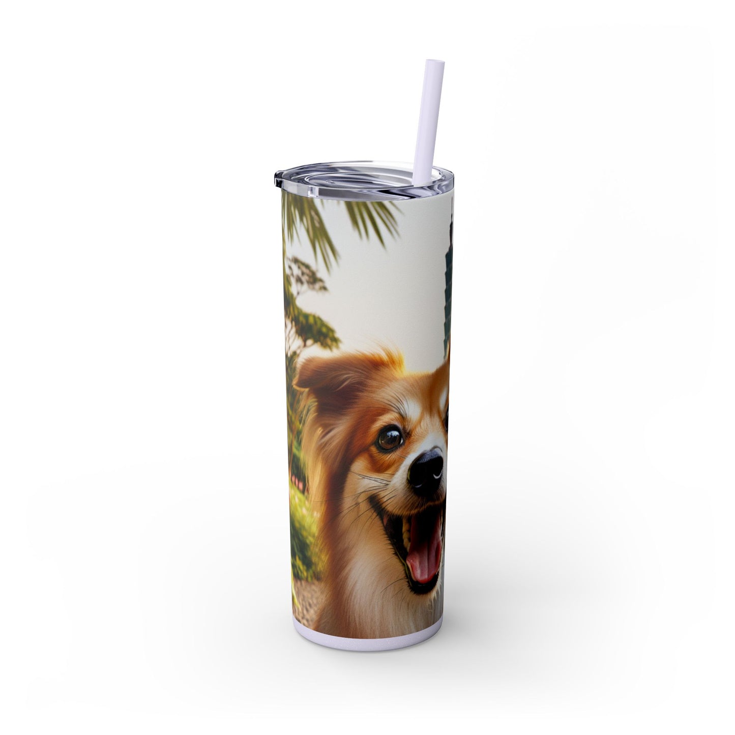 Taiwan Dog Tumbler with Straw, 20oz