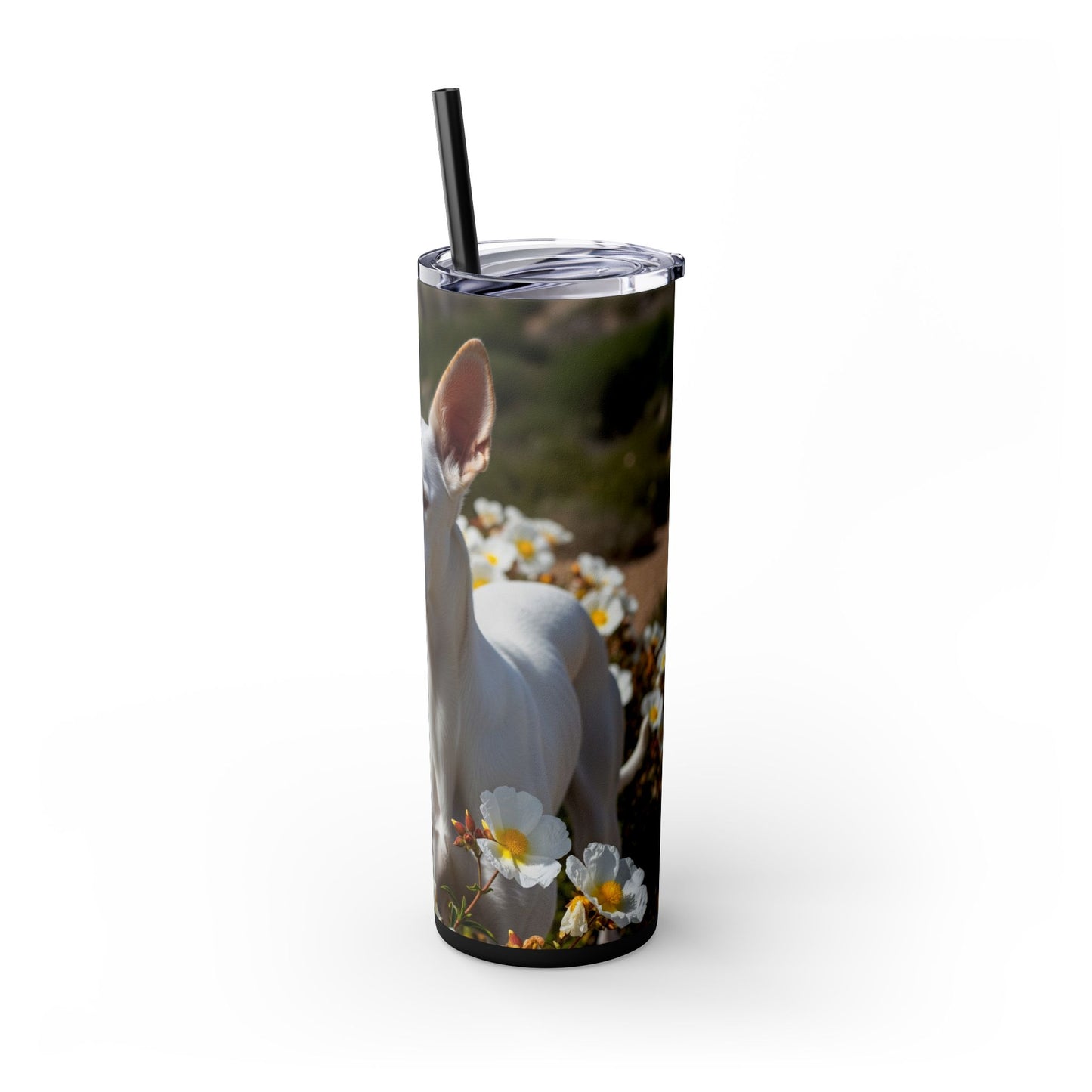 Ibizan Hound Tumbler with Straw, 20oz