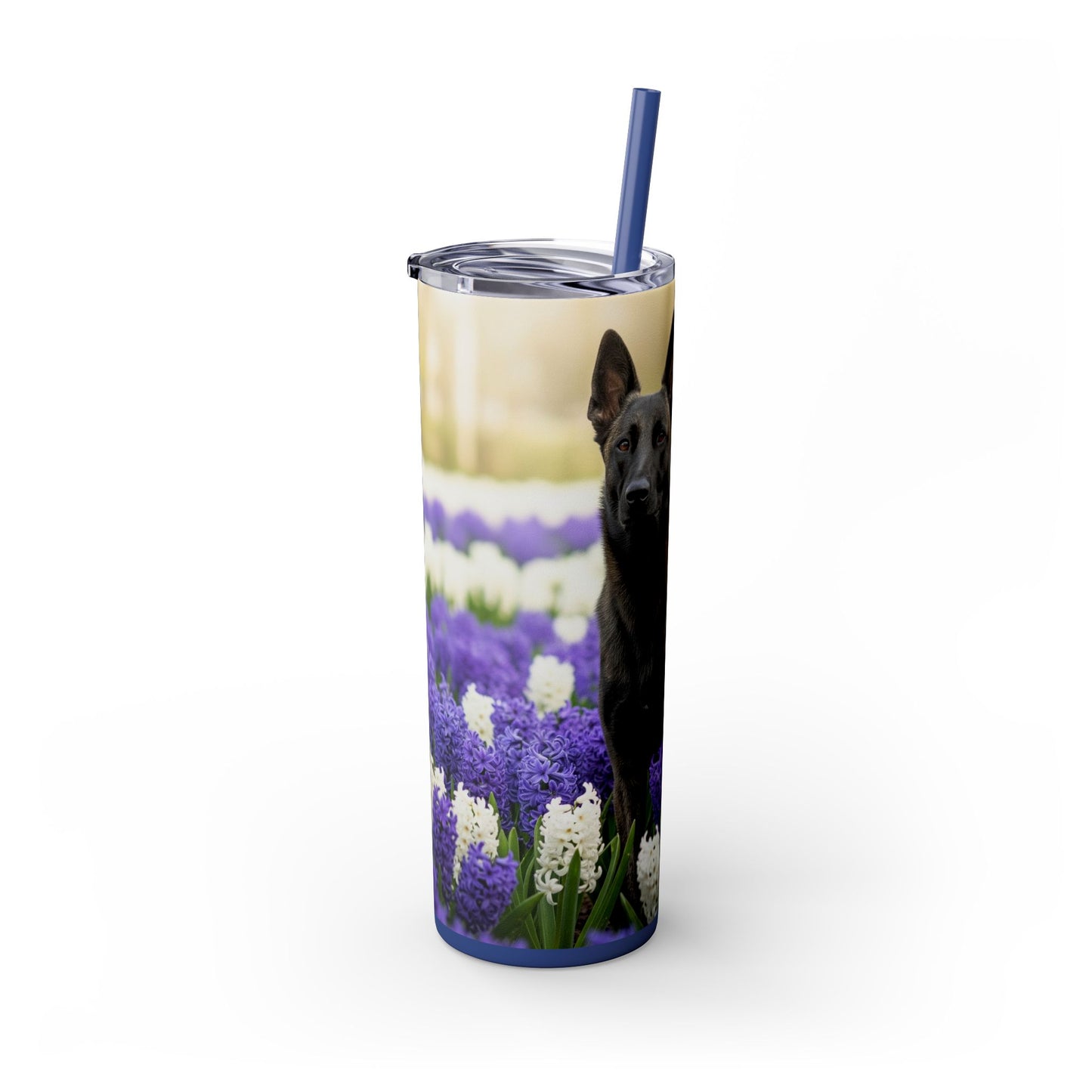 Dutch Shepherd Dog Tumbler with Straw, 20oz