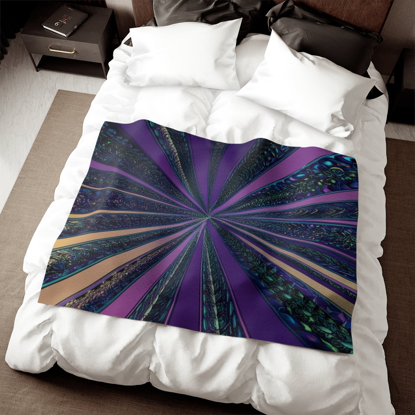Optical Illusion Sweatshirt Blanket