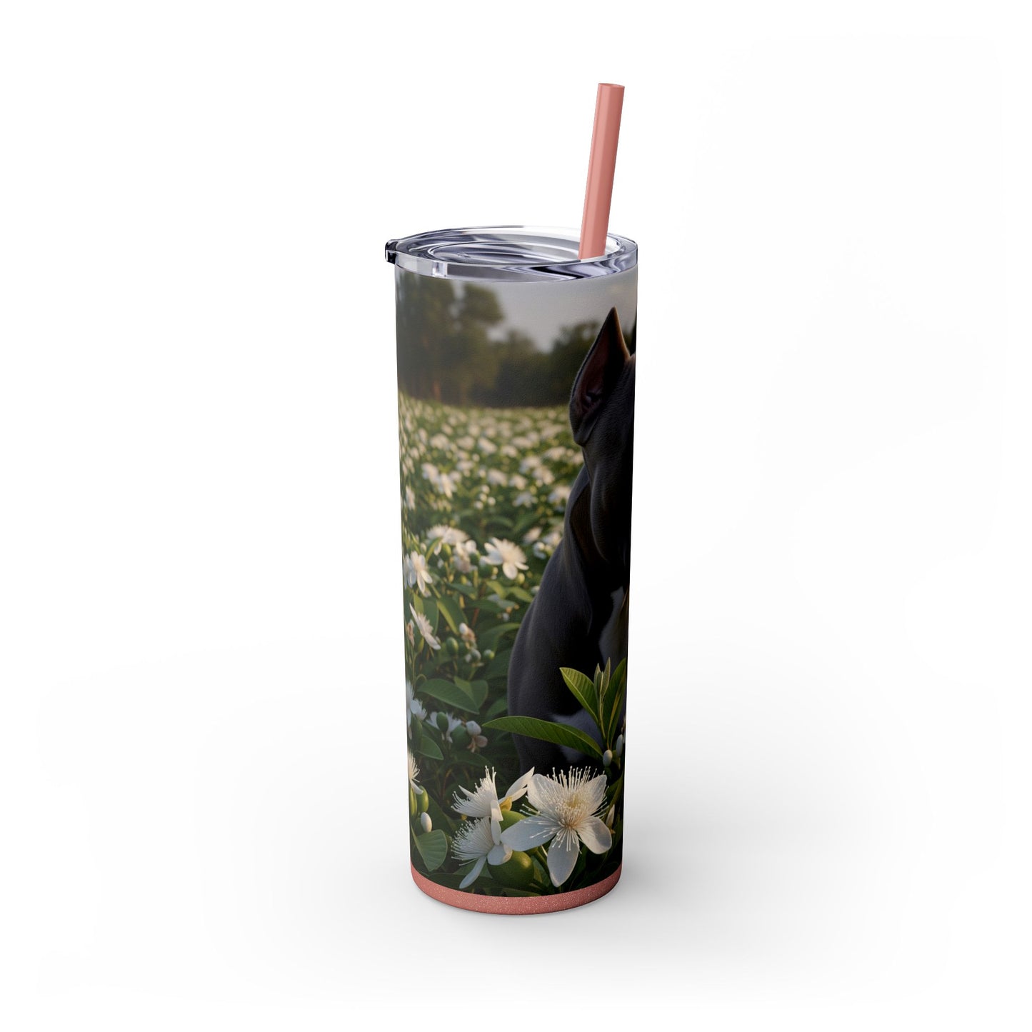 Bully Kutta Skinny Tumbler with Straw, 20oz