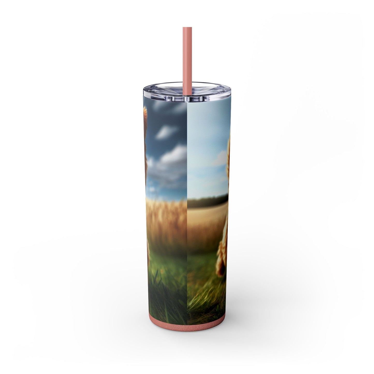 Norfolk Terrier Tumbler with Straw, 20oz