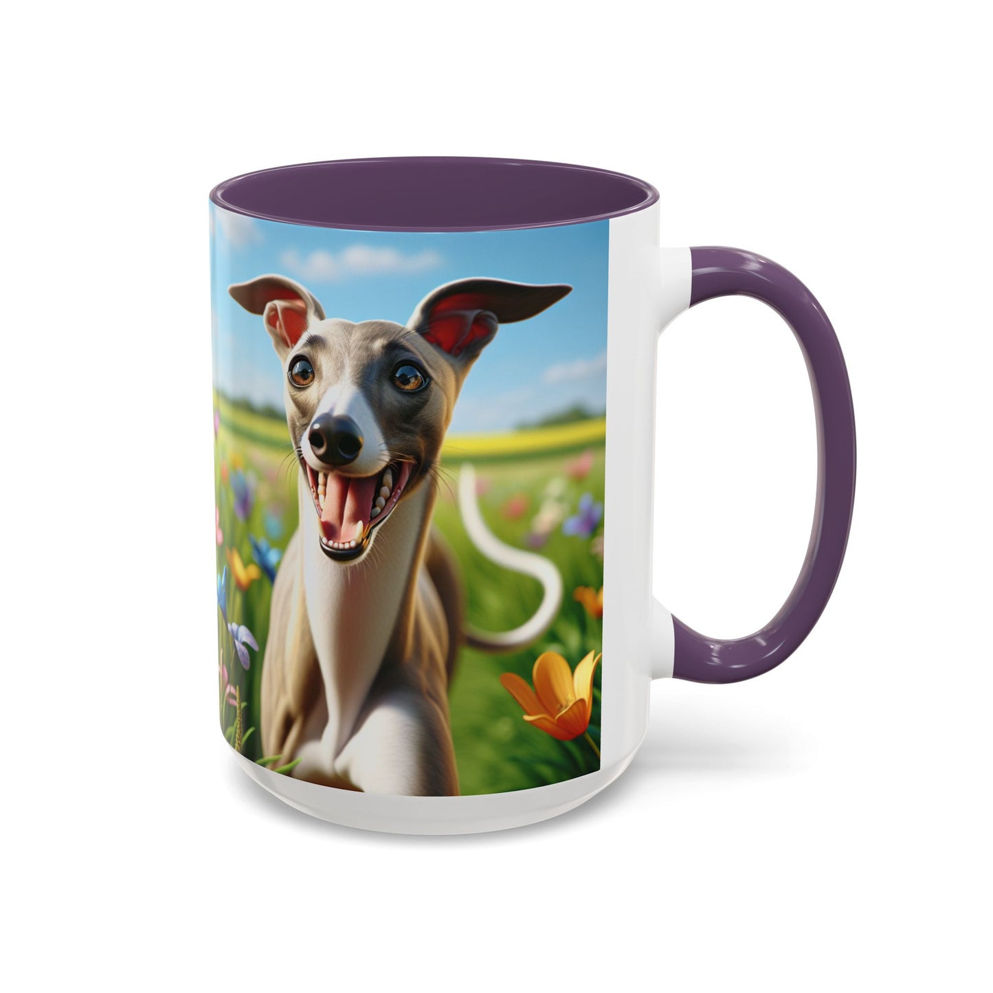 Whippet Accent Coffee Mug - Perfect Gift for Dog Lovers