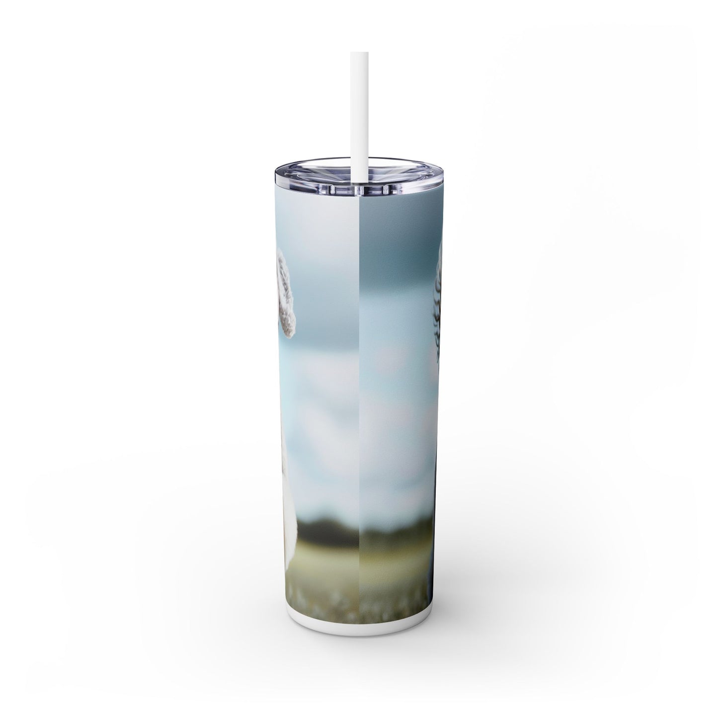 Bedlington Terrier Tumbler with Straw, 20oz