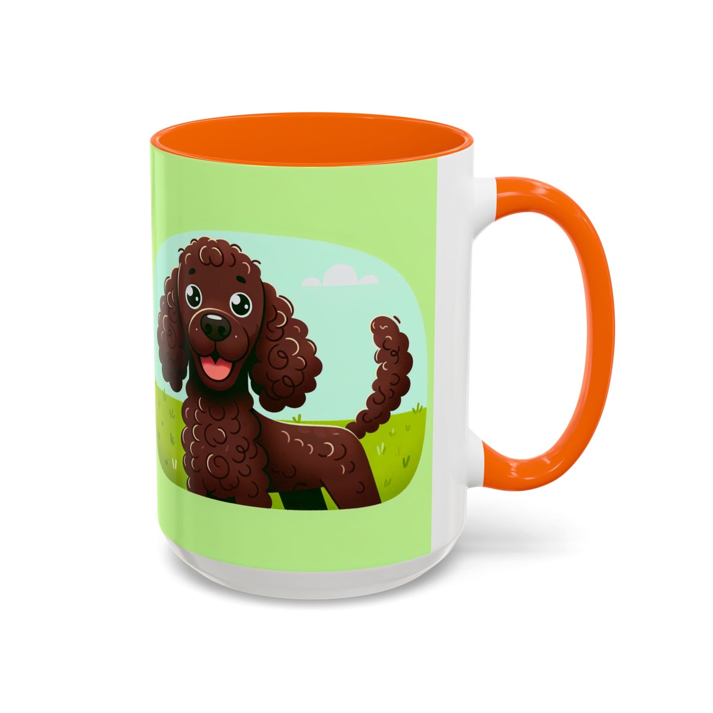 Irish Water Spaniel Accent Coffee Mug - Perfect Gift for Dog Lovers