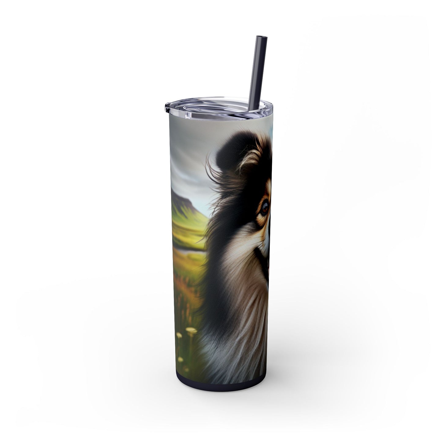 Icelandic Sheepdog Tumbler with Straw, 20oz