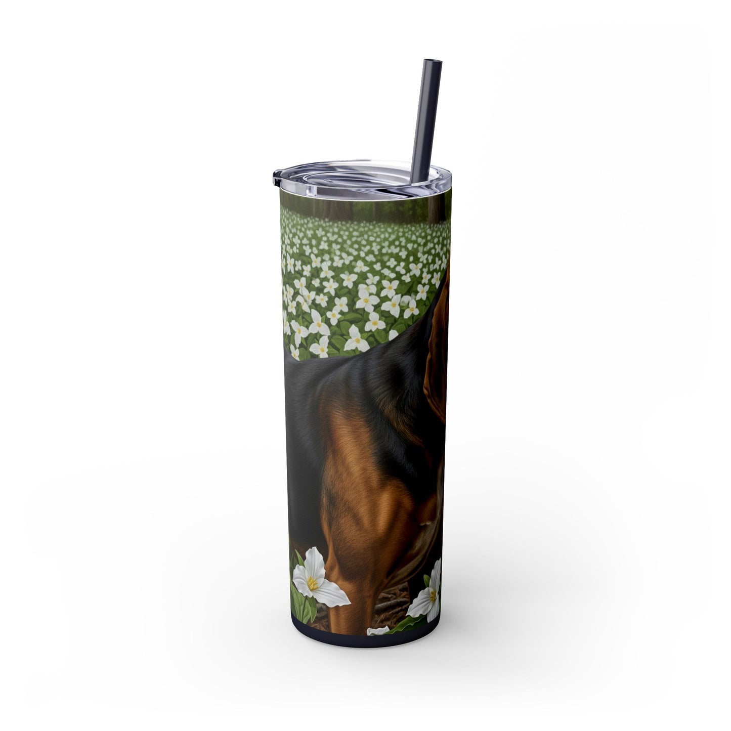 Treeing Walker Coonhound Tumbler with Straw, 20oz