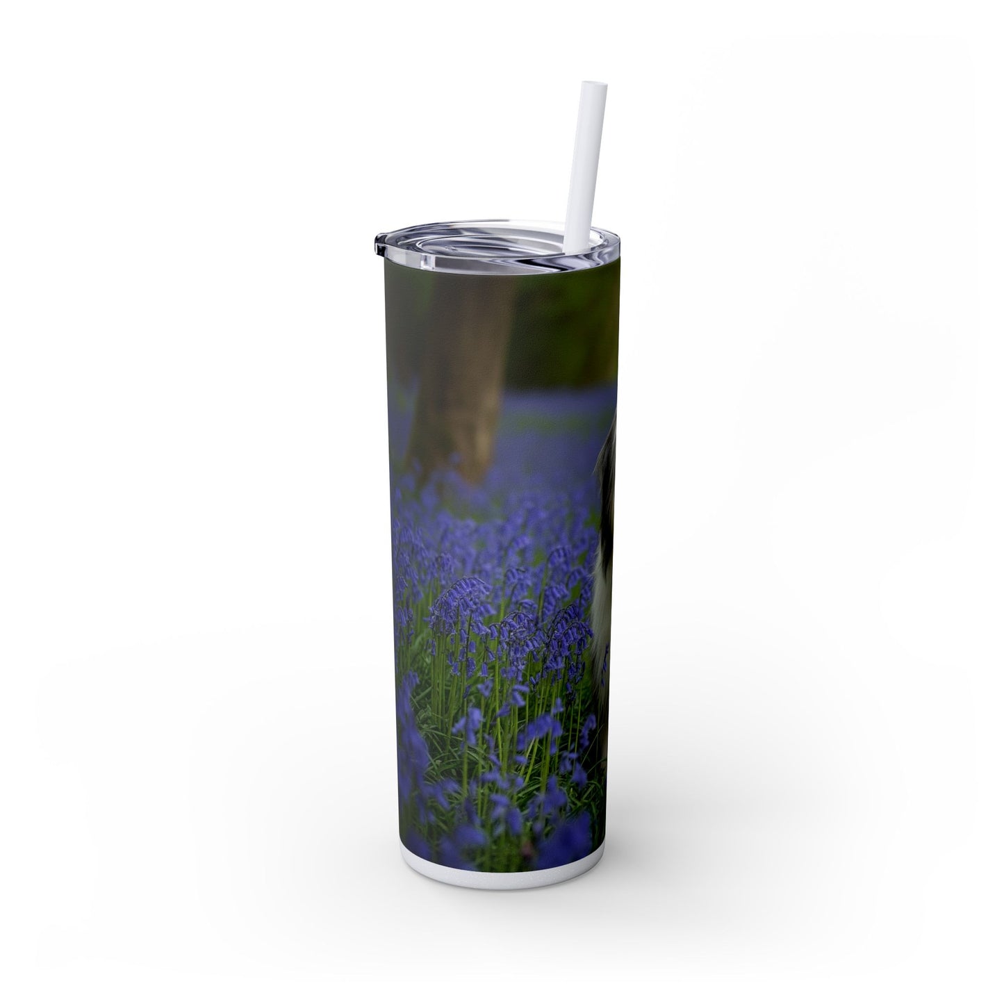 Bearded Collie Tumbler with Straw, 20oz