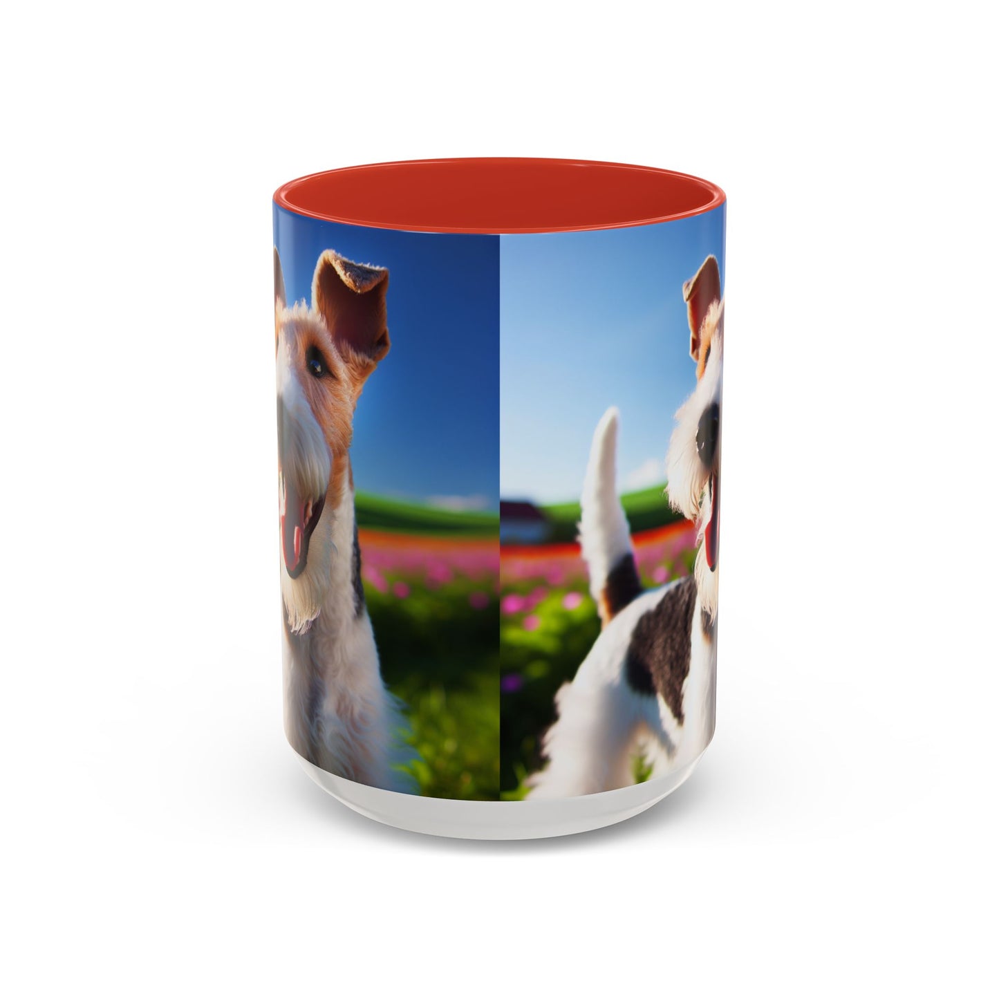 Wire Fox Terrier Accent Coffee Mug - Perfect Gift for Dog Lovers