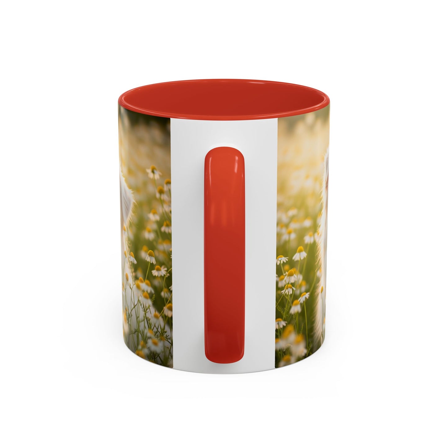 Russkaya Tsvetnaya Bolonka Accent Coffee Mug - Perfect Gift for Dog Lovers