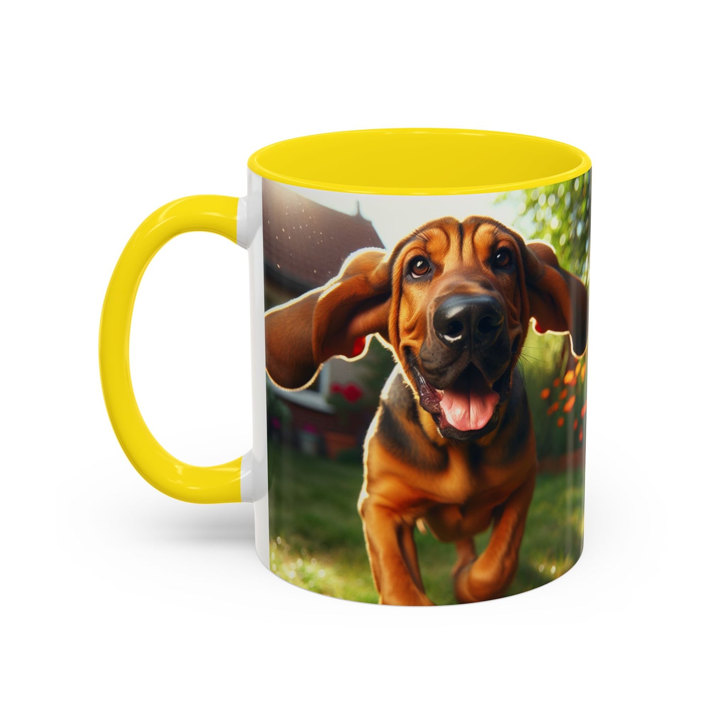 Bloodhound Accent Coffee Mug - Perfect Gift for Dog Lovers