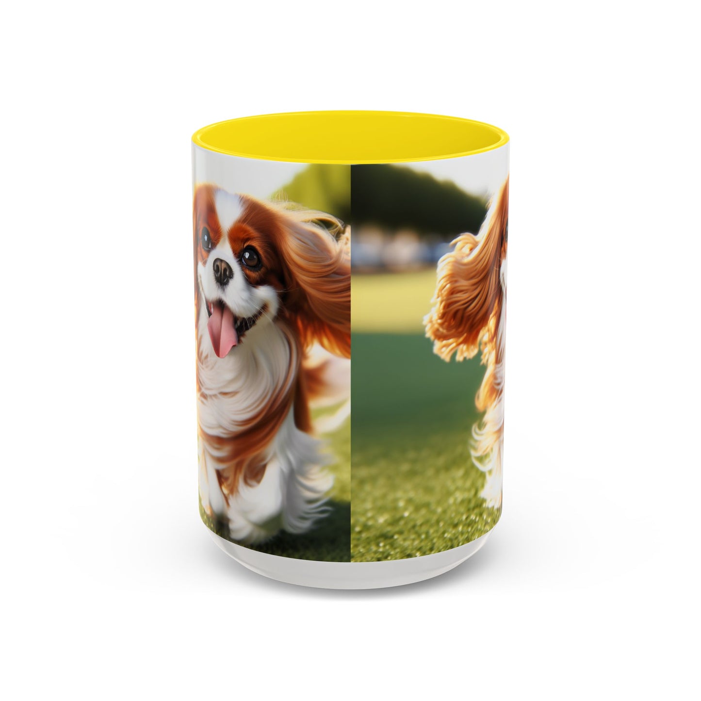 Cavalier King Charles Spaniel Accent Coffee Mug - Perfect Gift for Dog Lovers