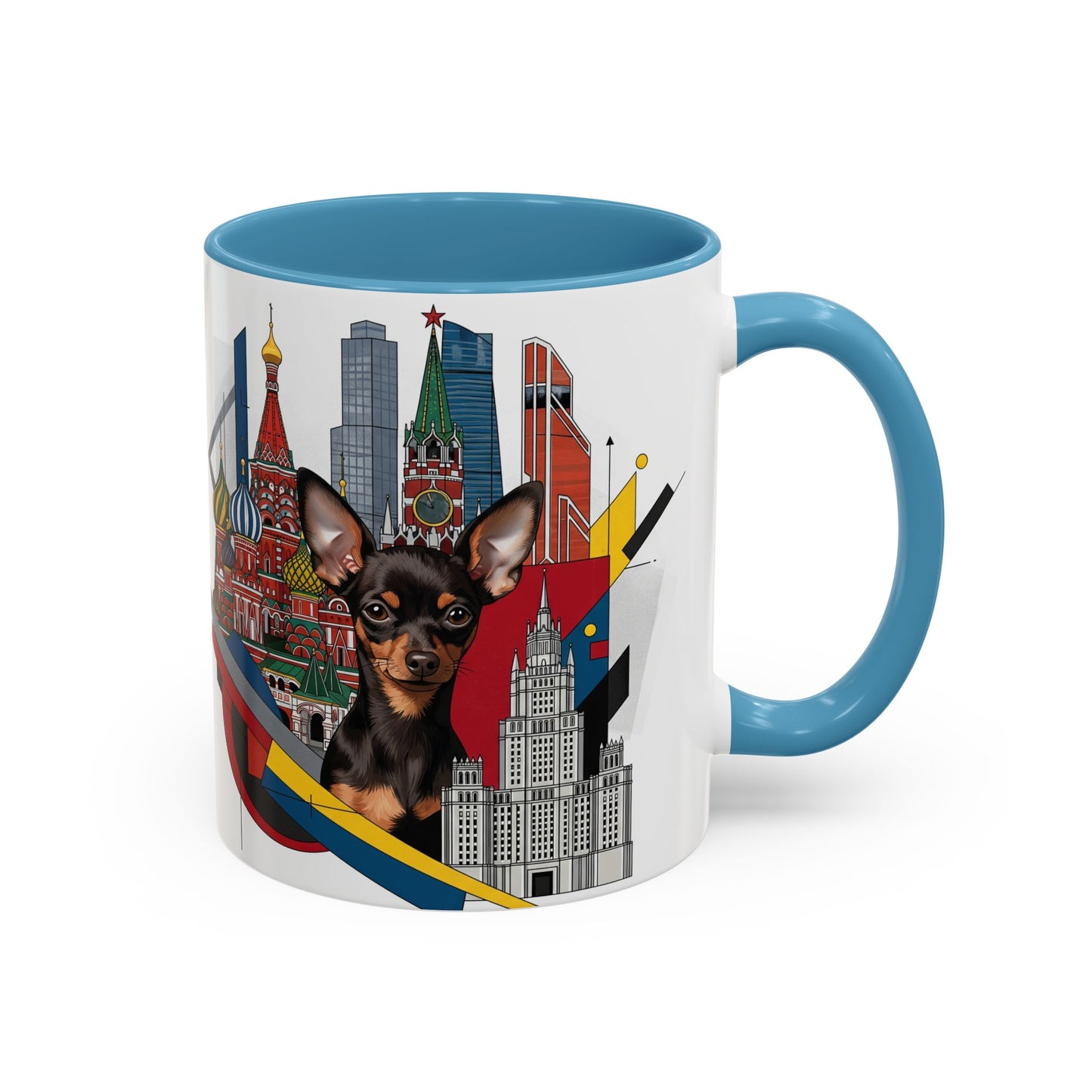 Russian Toy Dog Accent Coffee Mug - Perfect Gift for Dog Lovers