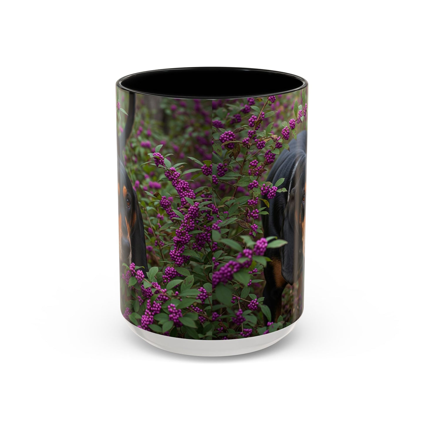 Black and Tan Coonhound Accent Coffee Mug - Perfect Gift for Dog Lovers
