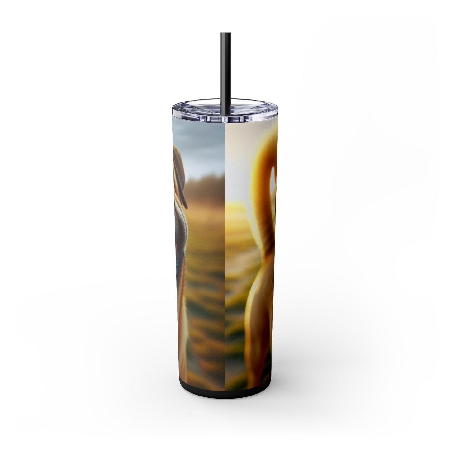 Bully Kutta Skinny Tumbler with Straw, 20oz
