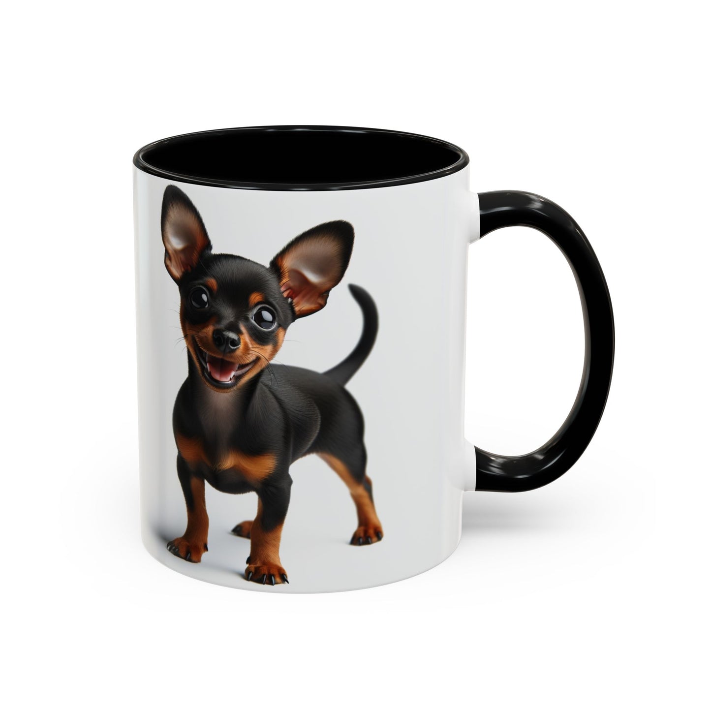 Miniature Pinscher Accent Coffee Mug - Perfect Gift for Dog Lovers