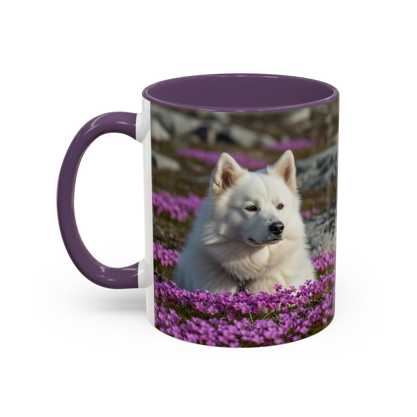 Canadian Eskimo Dog Accent Coffee Mug - Perfect Gift for Dog Lovers