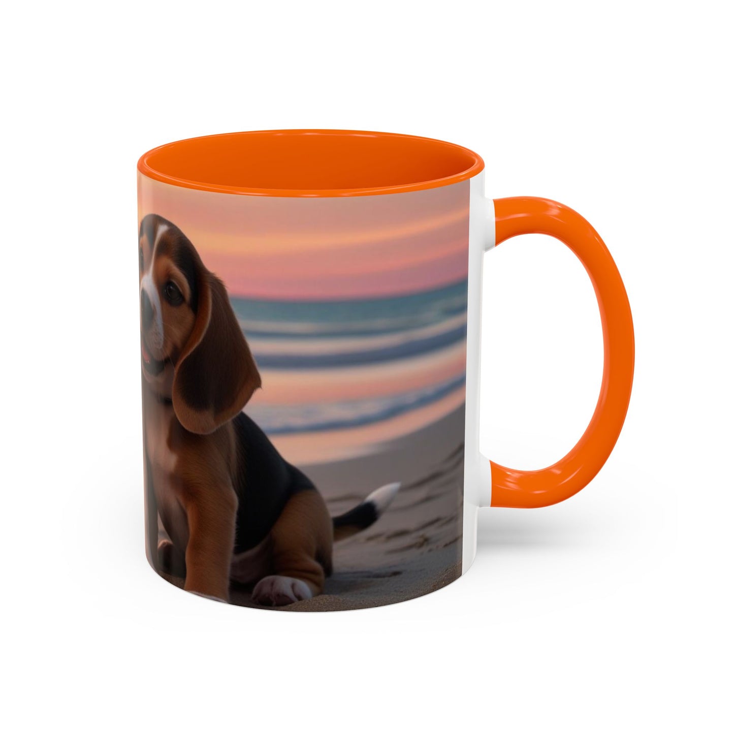 Beagle Love Accent Coffee Mug - Perfect Gift for Dog Lovers