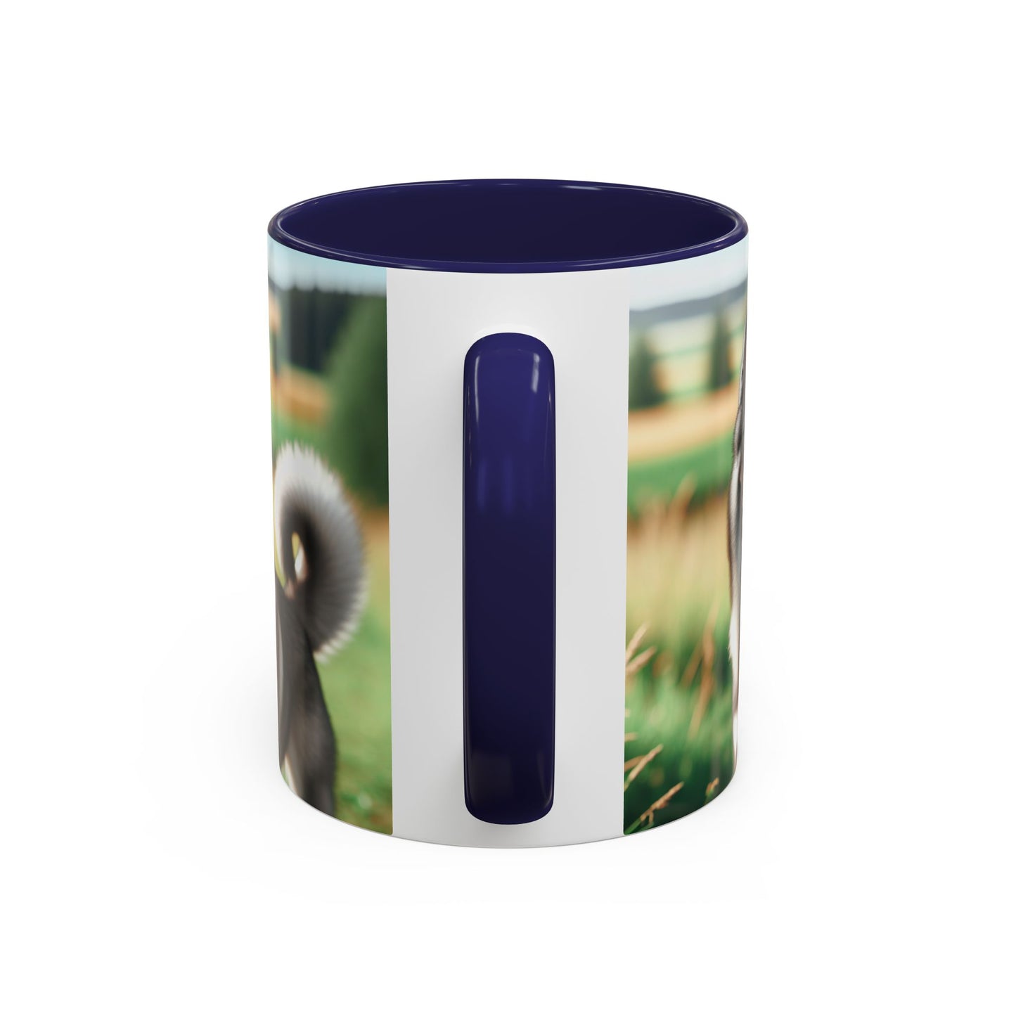 Norwegian Elkhound Accent Coffee Mug - Perfect Gift for Dog Lovers
