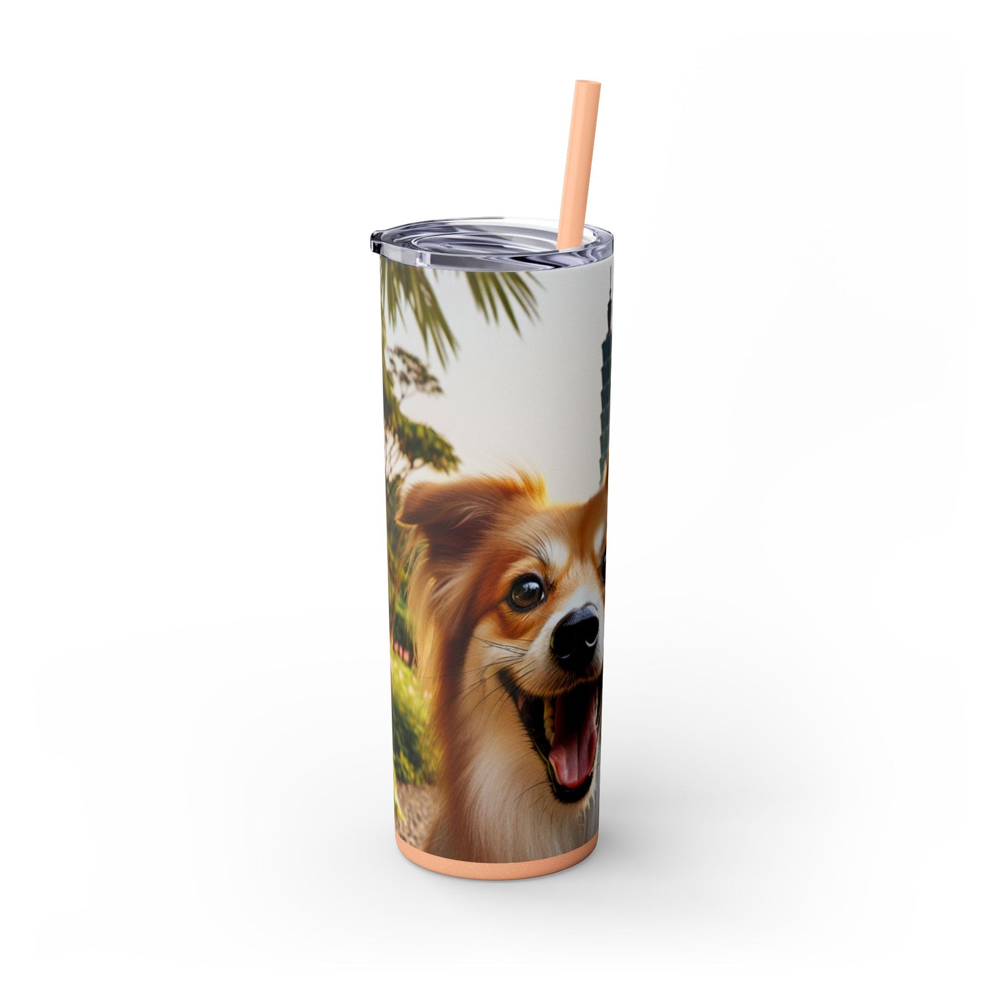 Taiwan Dog Tumbler with Straw, 20oz