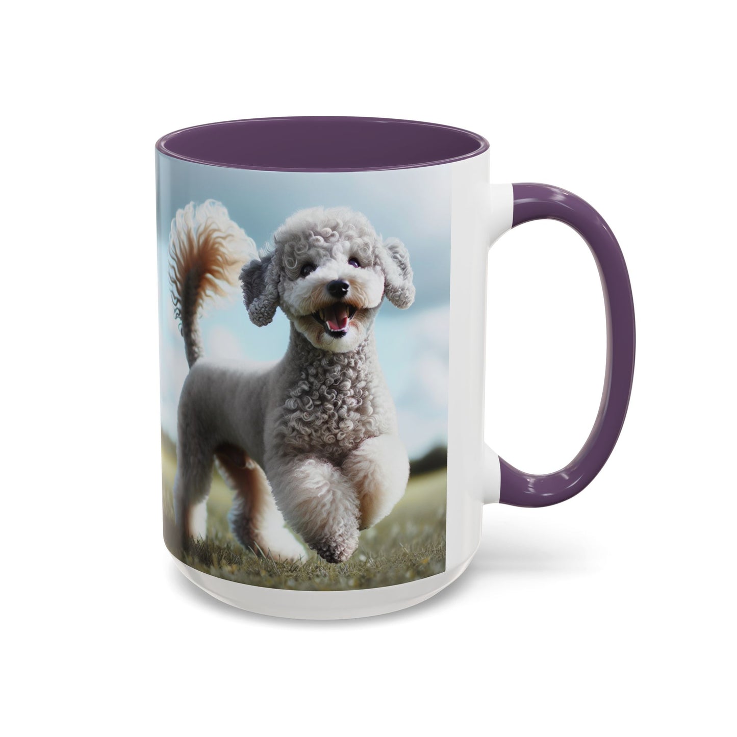 Bedlington Terrier Accent Coffee Mug - Perfect Gift for Dog Lovers