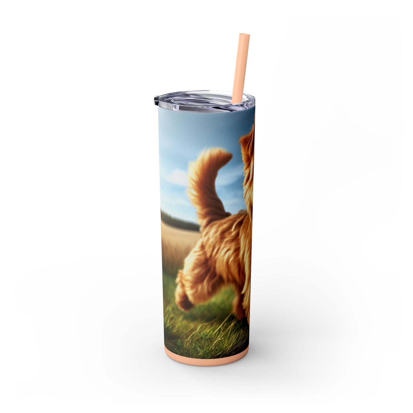 Norfolk Terrier Tumbler with Straw, 20oz