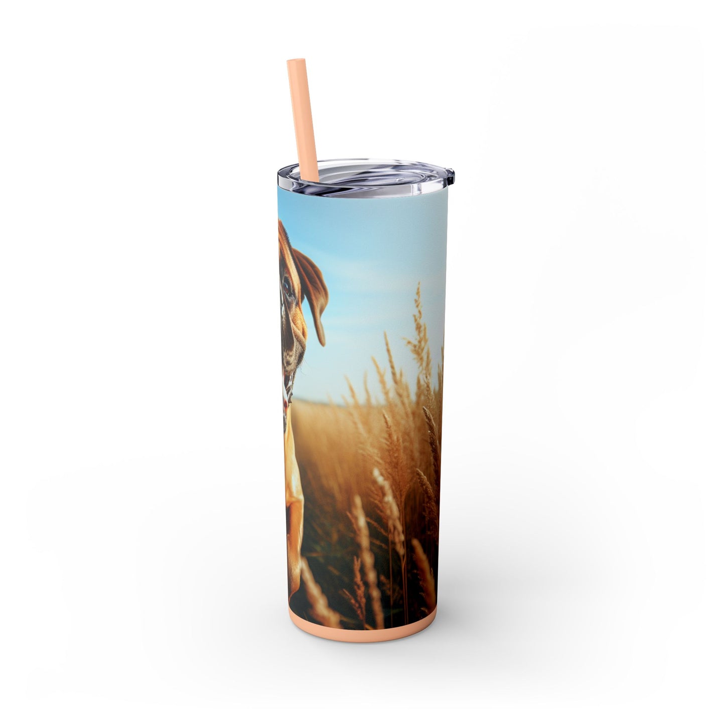 Bullmastiff Tumbler with Straw, 20oz