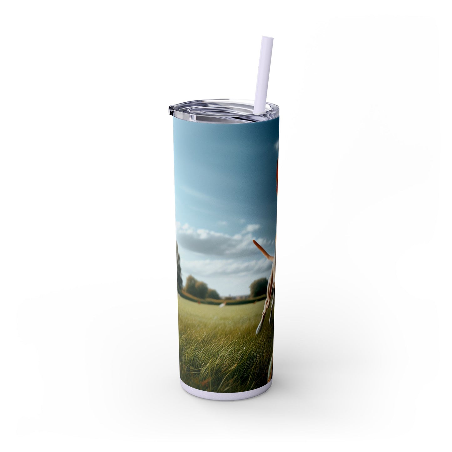Ibizan Hound Tumbler with Straw, 20oz