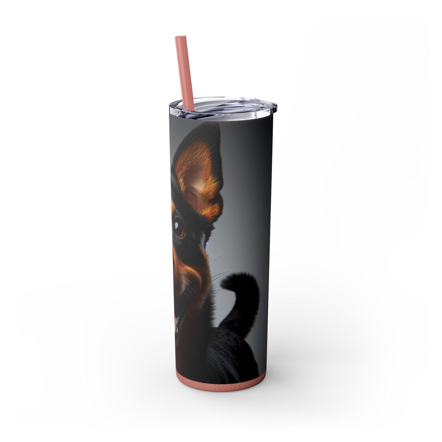 Lancashire Heeler Tumbler with Straw, 20oz